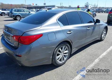 2015 Infiniti Q50 Premium from USA, damaged, VIN JN1BV7AR7FM410539